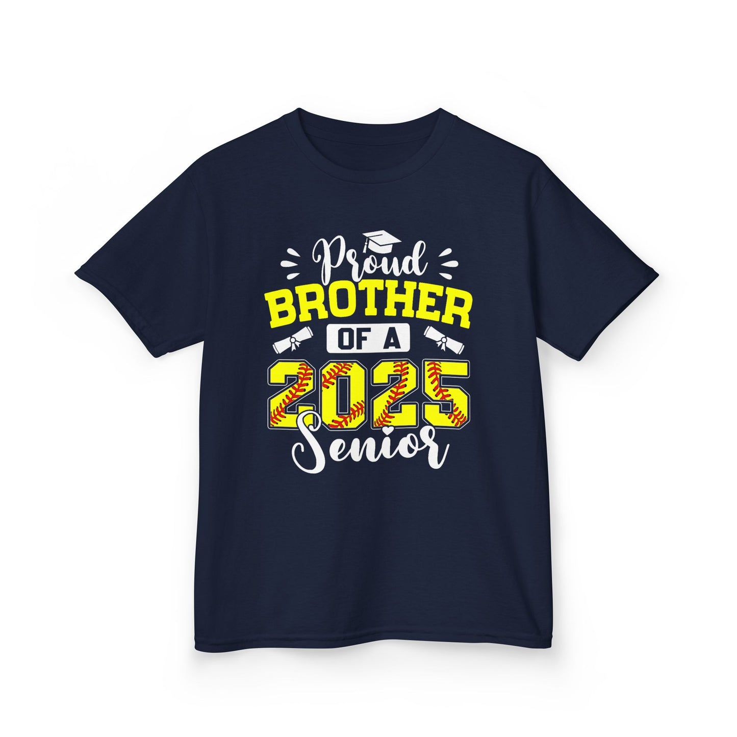Proud Brother Tee, Kids Graduation Shirt, Senior 2025 T-Shirt, Brother Gift, Family Celebration Top