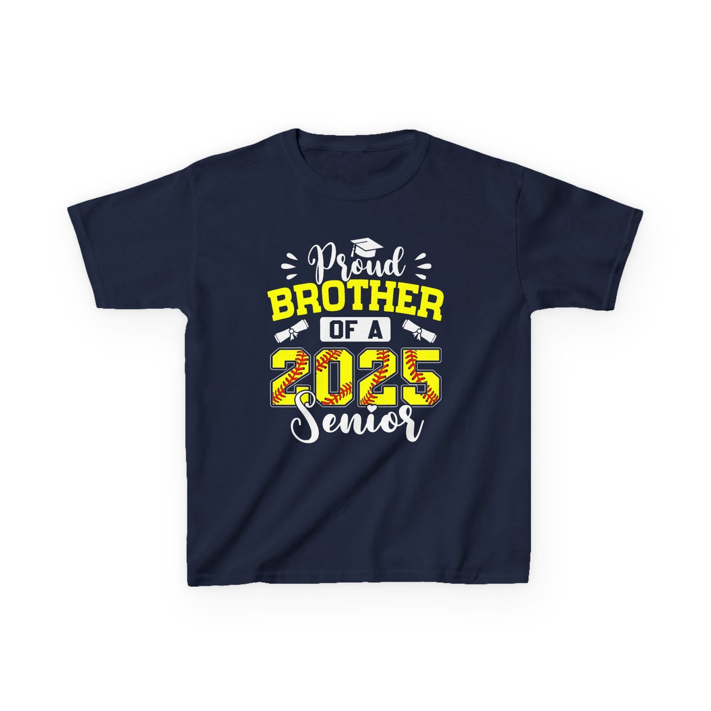 Proud Brother Tee, Kids Graduation Shirt, Senior 2025 T-Shirt, Brother Gift, Family Celebration Top
