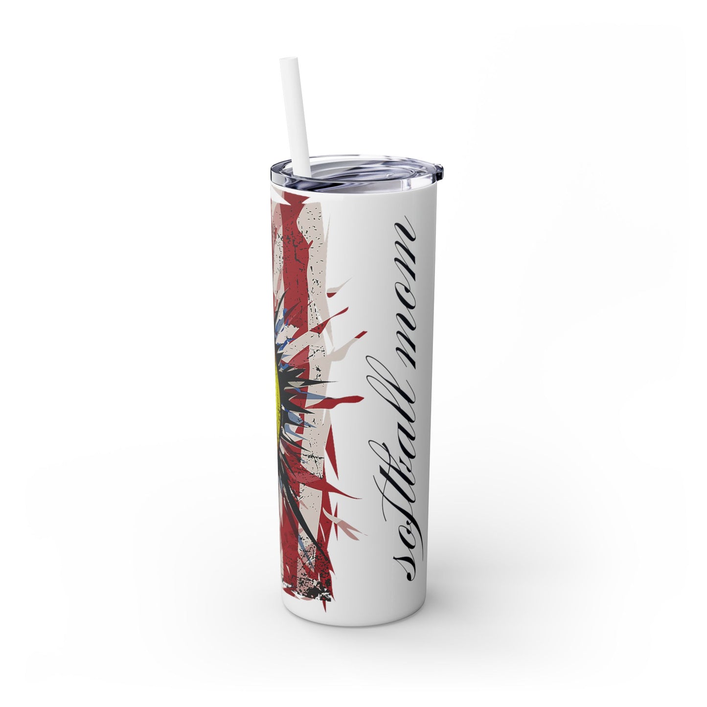 Skinny Tumbler with Straw, 20oz