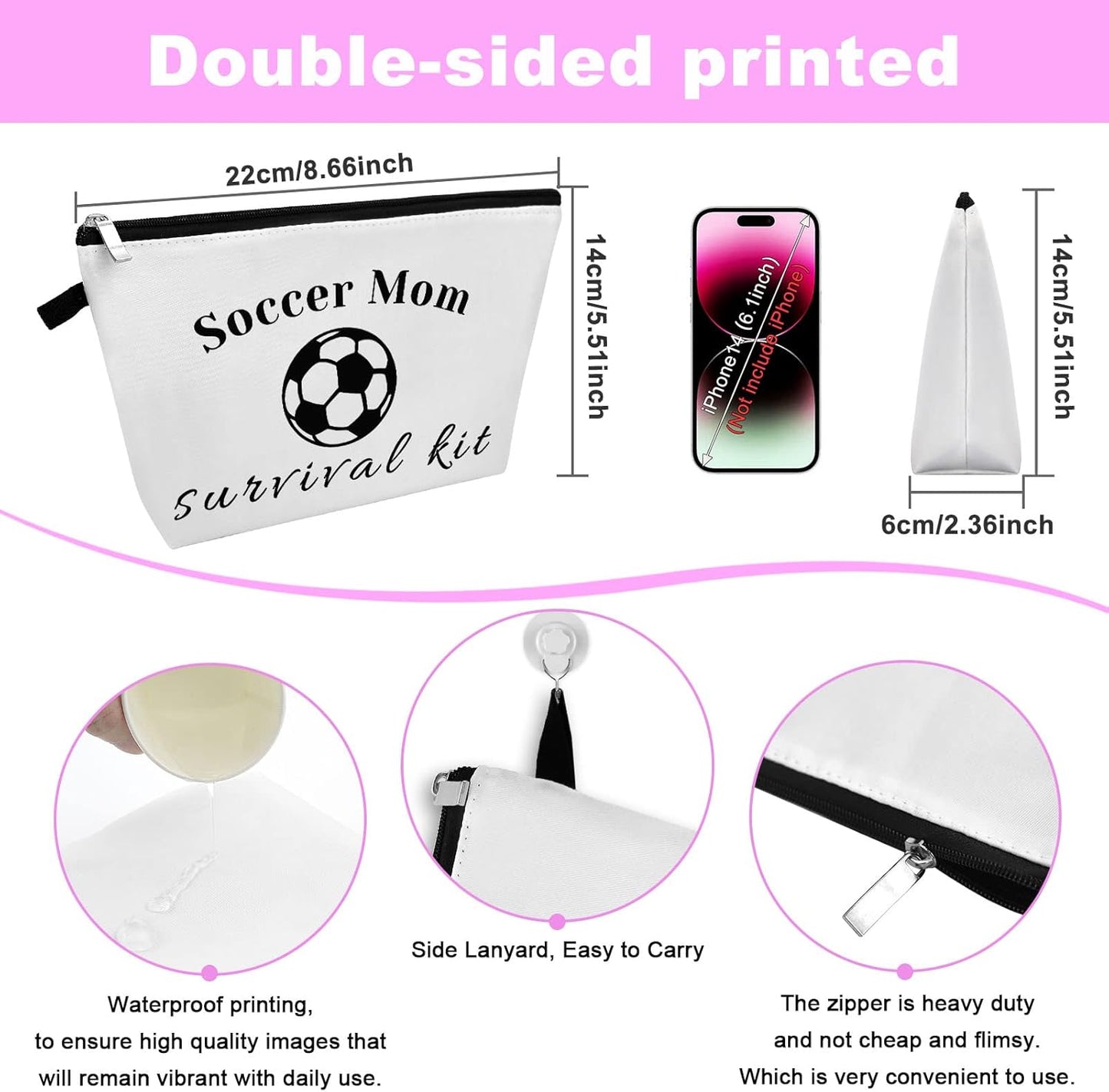 Soccer Mom Cosmetic Bag