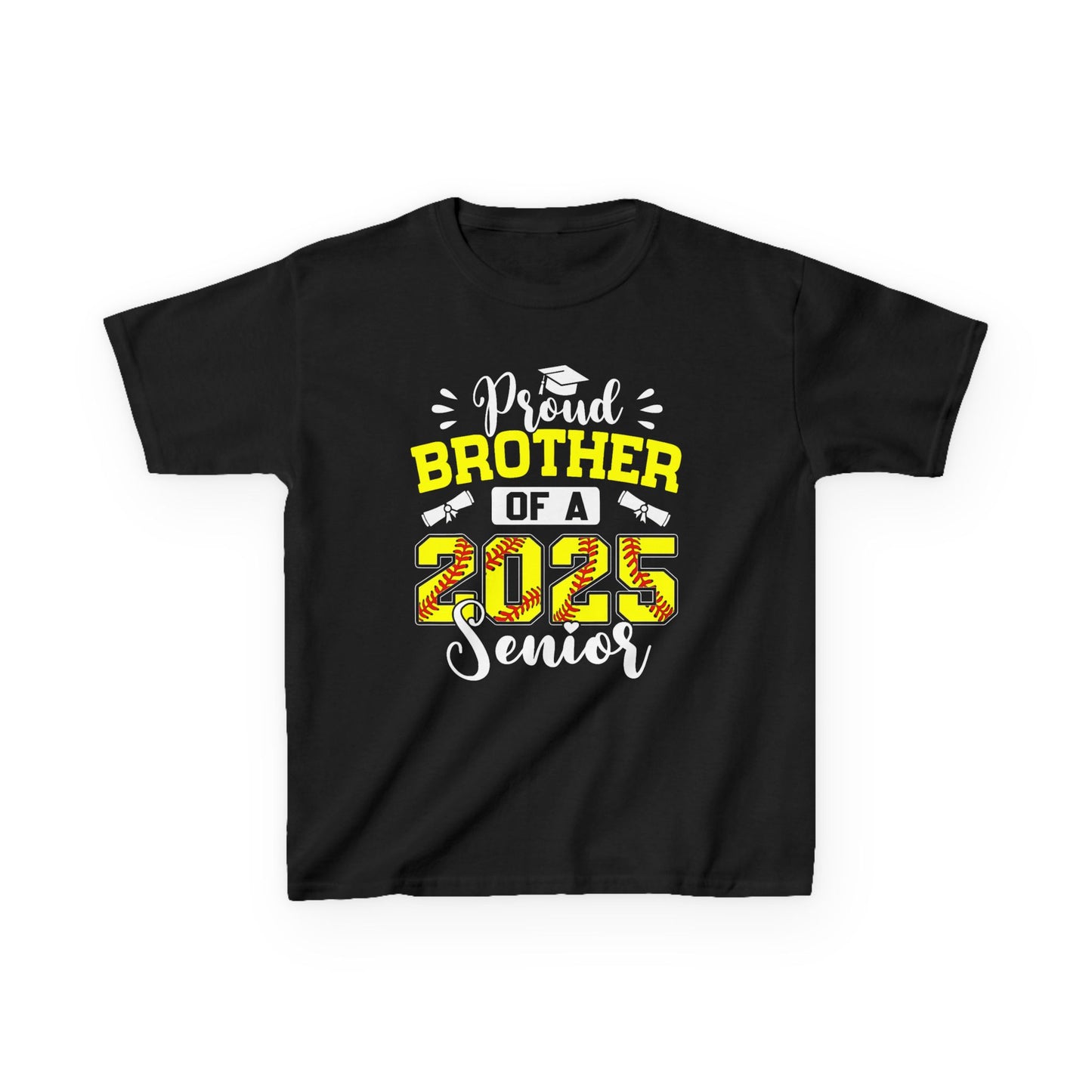 Proud Brother Tee, Kids Graduation Shirt, Senior 2025 T-Shirt, Brother Gift, Family Celebration Top