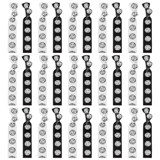 Elevate Your Game with These 30 PCS Volleyball Hair Ties & Bracelets! Perfect for Players and Fans! 🏐✨ #VolleyballLife #HairAccessories