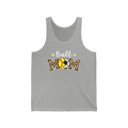Ball Mom Unisex Jersey Tank - Soft, Stylish Apparel for Sporty Moms