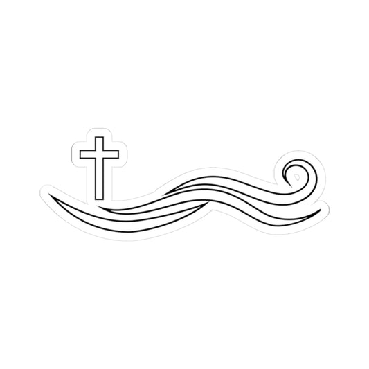 Inspirational Faith Kiss-Cut Stickers - Stylish Christian Decor