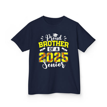 Proud Brother Tee, Kids Graduation Shirt, Senior 2025 T-Shirt, Brother Gift, Family Celebration Top
