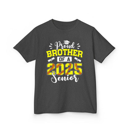 Proud Brother Tee, Kids Graduation Shirt, Senior 2025 T-Shirt, Brother Gift, Family Celebration Top
