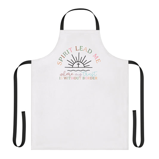 Apron - 'Spirit Lead Me' Design with 5-Color Straps