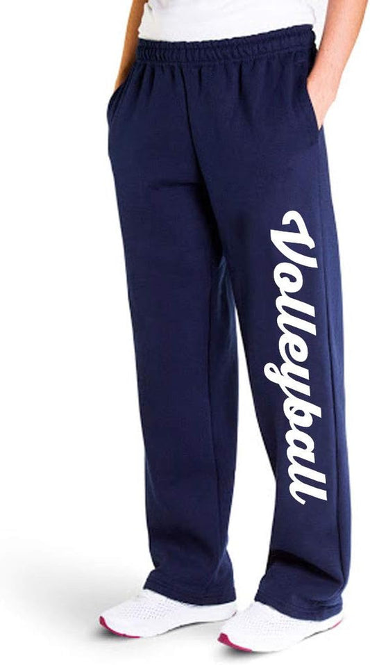 Score Style Points with Our Volleyball Script Sweatpants! 🏐 Available in Multiple Colors & Sizes for Everyone! #VolleyballFashion #ChalktalkSports