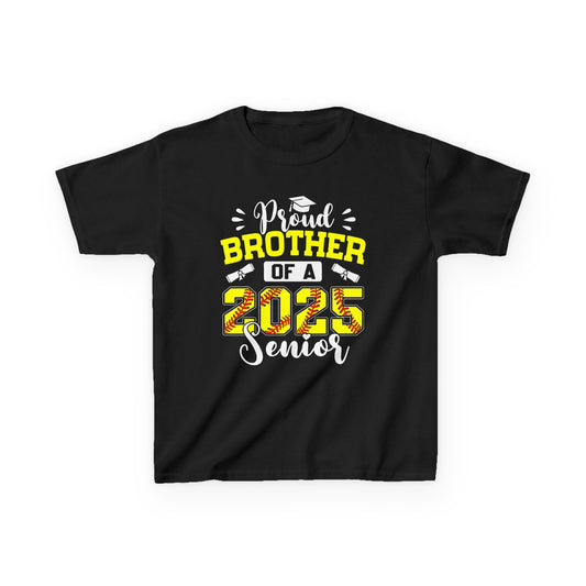 Proud Brother Tee, Kids Graduation Shirt, Senior 2025 T-Shirt, Brother Gift, Family Celebration Top