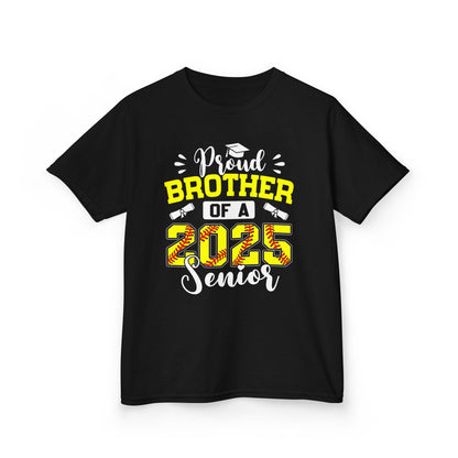 Proud Brother Tee, Kids Graduation Shirt, Senior 2025 T-Shirt, Brother Gift, Family Celebration Top