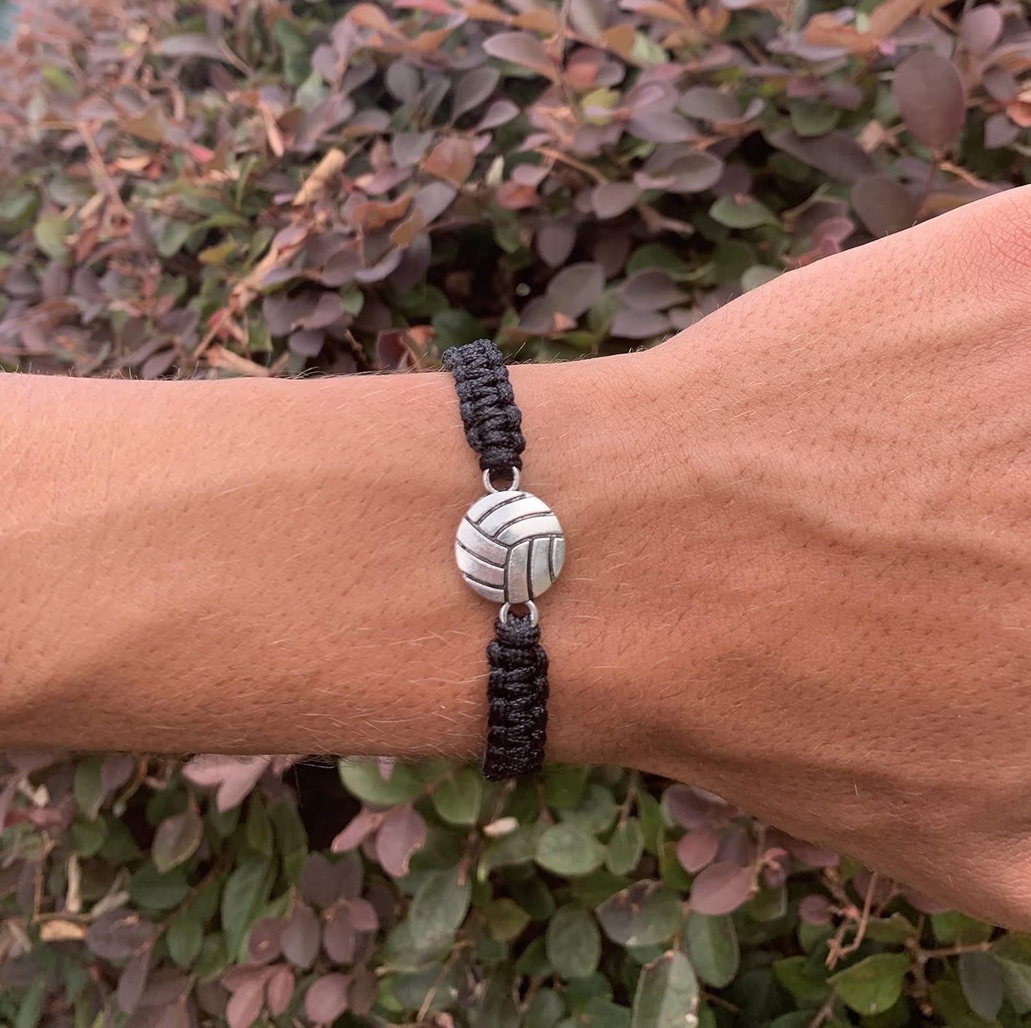 Adjustable Volleyball Charm Bracelet - Perfect Gift and Souvenir for Volleyball Players, Unisex Friendship Accessory